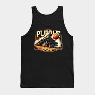 PURDUE Basketball Tribute - Basketball Purdure University Design Purdue Tribute - Basket Ball  Player Tank Top